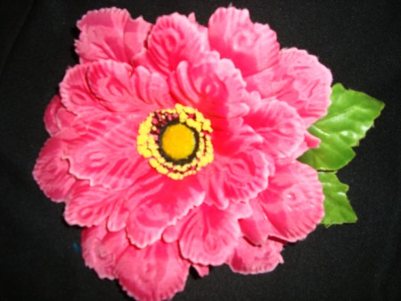 TIC-TAC  FLOR:Arranjo para cabelo